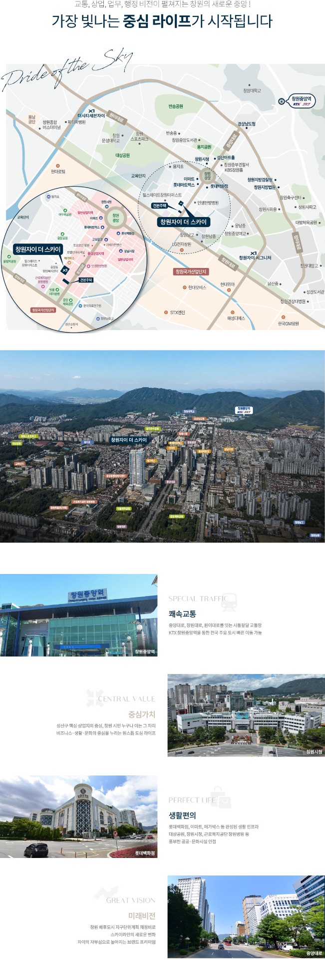 창원자이더스카이 입지환경